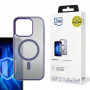 Funda para smartphone 3MK Frosty MagCase MagSafe para Apple iPhone 16 Pro, morada