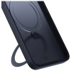 Funda 3MK Smoke Case Mag&Stand para Apple iPhone 16 Pro Max, policarbonato, negra