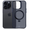 Funda 3MK Smoke Case Mag&Stand para Apple iPhone 16 Pro Max, policarbonato, negra
