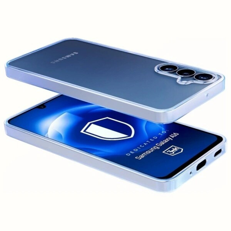 Funda 3MK Clear Case para Samsung Galaxy A16, transparente