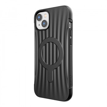Funda Raptic Clutch MagSafe X-Doria para Apple iPhone 14 Plus / 15 Plus, negra