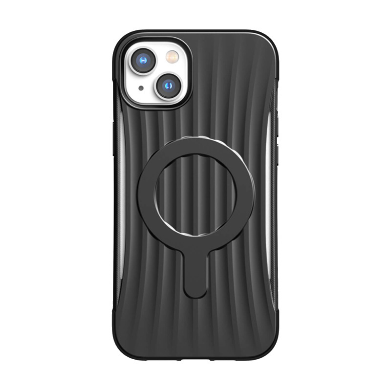 Funda Raptic Clutch MagSafe X-Doria para Apple iPhone 14 Plus / 15 Plus, negra