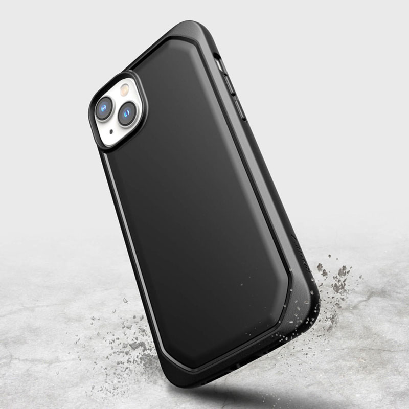 Funda Raptic Slim X-Doria para Apple iPhone 14 Plus / 15 Plus, negra