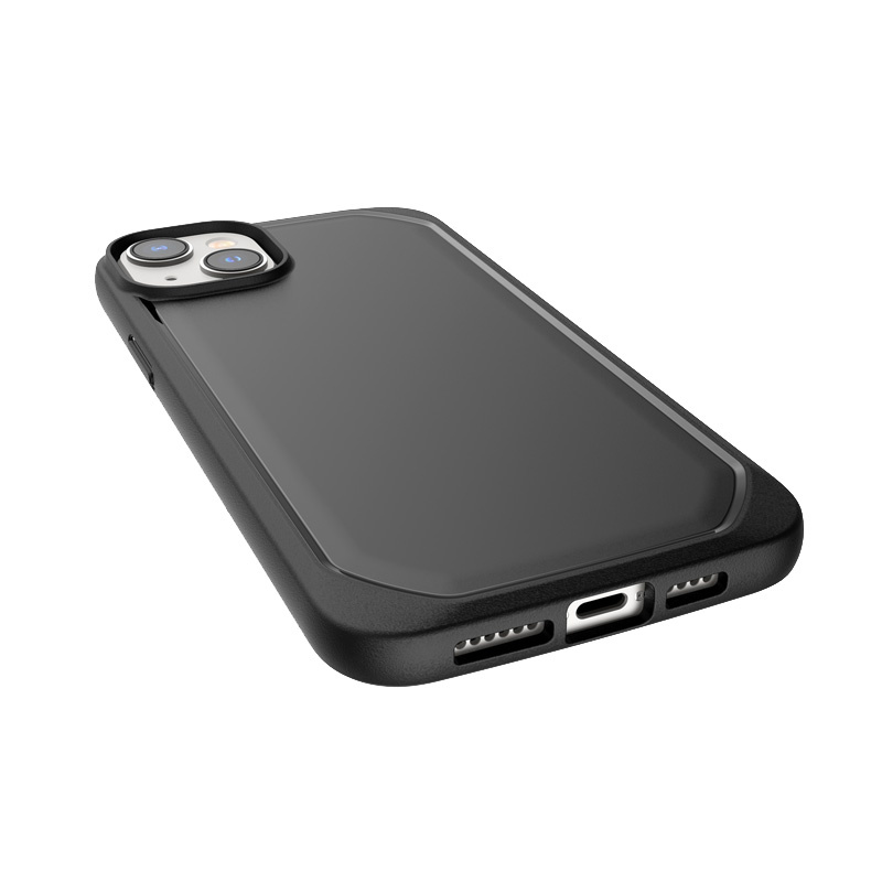 Funda Raptic Slim X-Doria para Apple iPhone 14 Plus / 15 Plus, negra