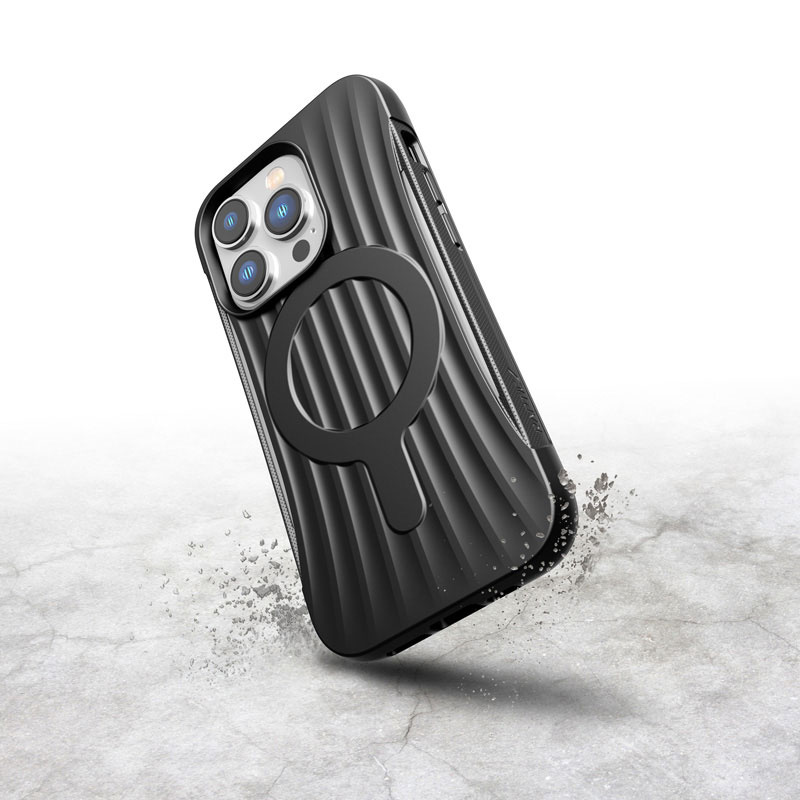 Funda X-Doria Raptic Clutch MagSafe para Apple iPhone 14 Pro, negra