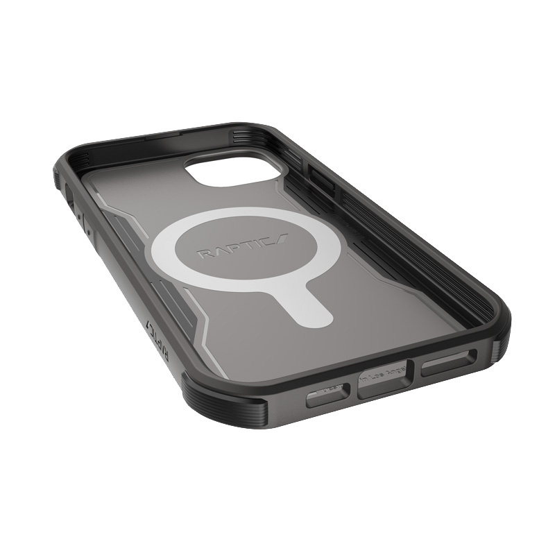 Funda Raptic Fort MagSafe X-Doria para Apple iPhone 14 Plus / 15 Plus, negra