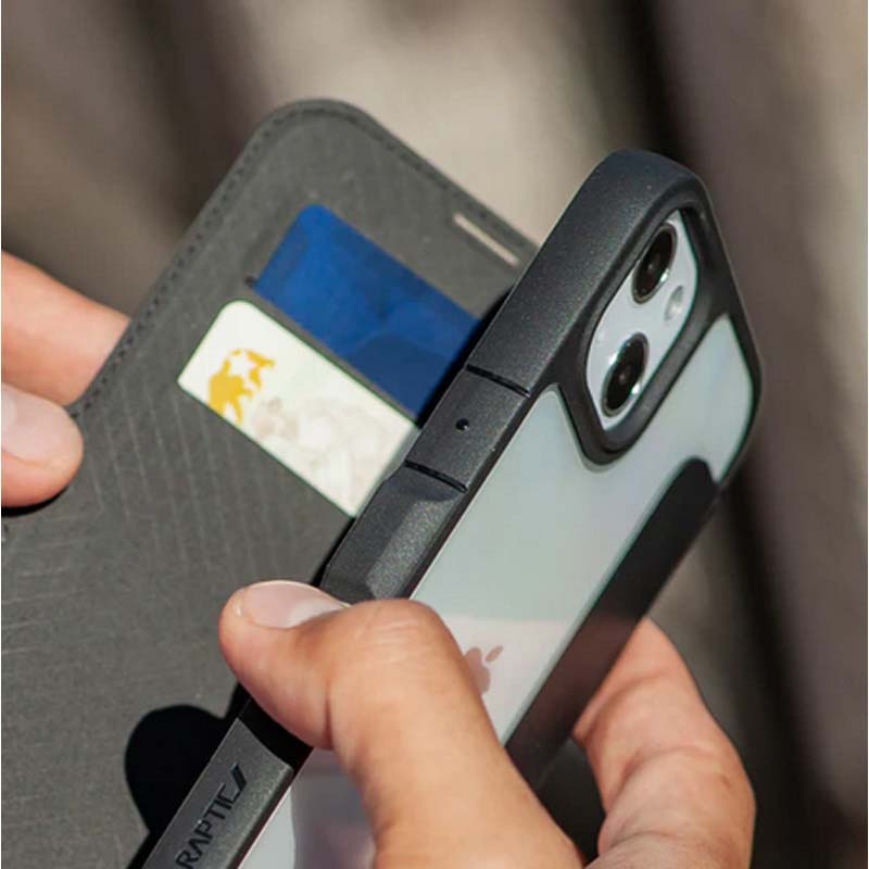 Funda Raptic Urban Folio X-Doria para Apple iPhone 14 Plus / 15 Plus, negra