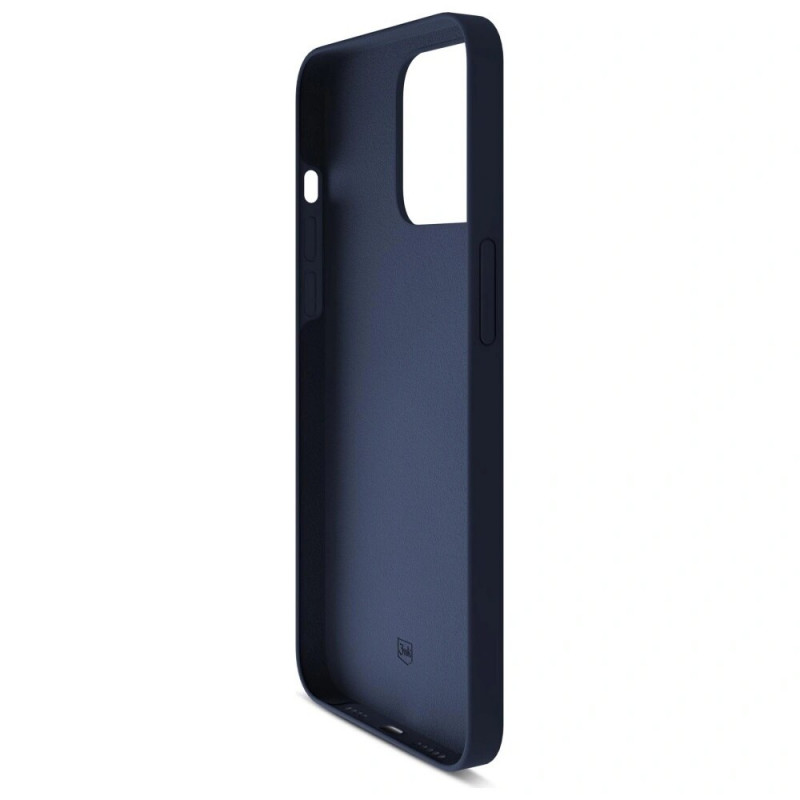 Funda de silicona 3MK para Apple iPhone 16 Pro Max, azul marino
