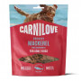 Carnilove Snack crujiente de caballa con frambuesas para perros, 200 g