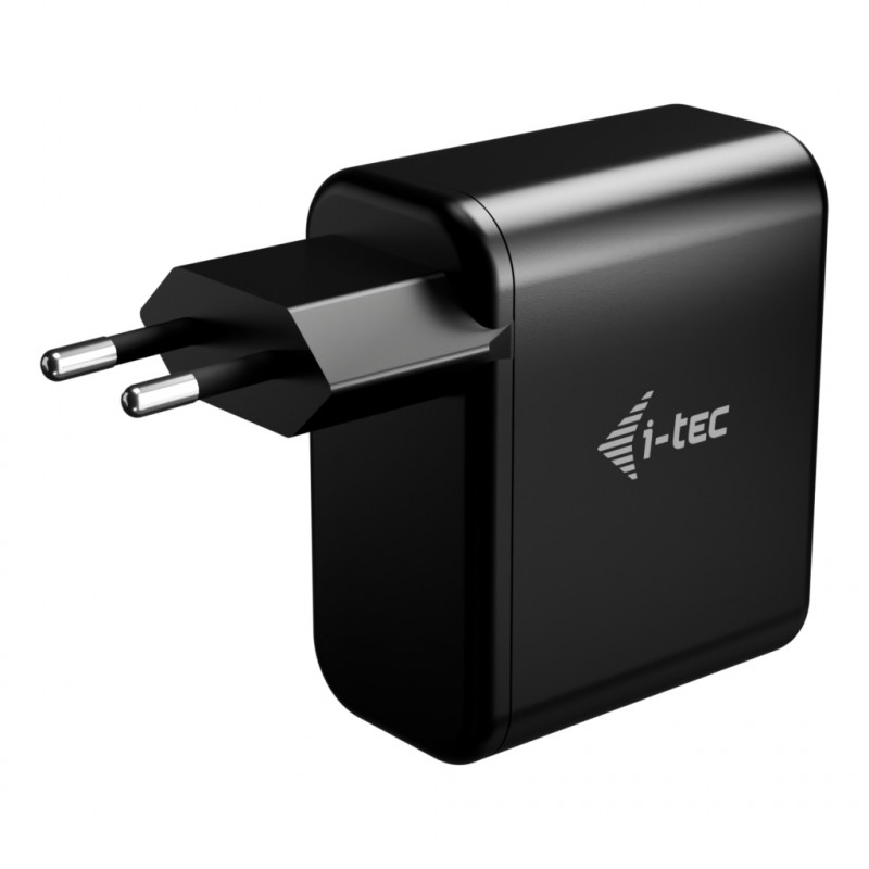 Cargador GaN USB-C de 100 W i-tec, PD 3.0, 1x USB-C, negro