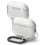 Funda Ringke Air para Apple AirPods Pro 3, transparente con purpurina