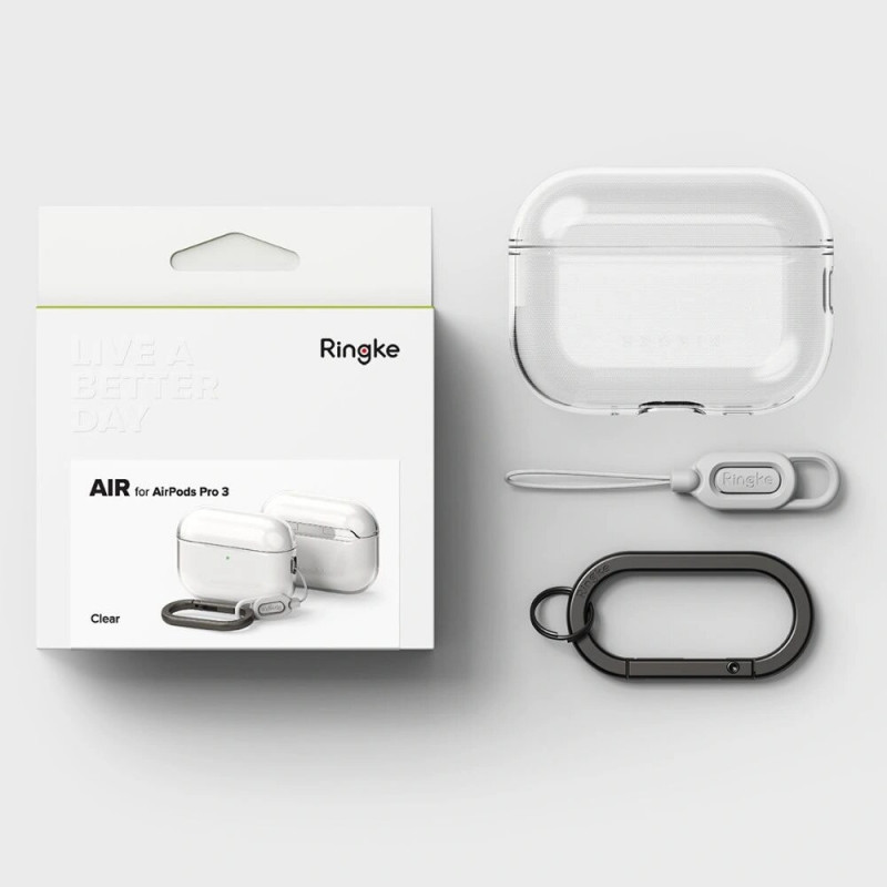 Funda Ringke Air para Apple AirPods Pro 3, transparente