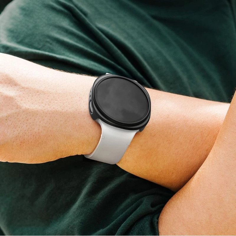 Funda Ringke Slim RGK11818 para Samsung Galaxy Watch 8 / 9 40 mm, transparente y negro mate (2 uds.)