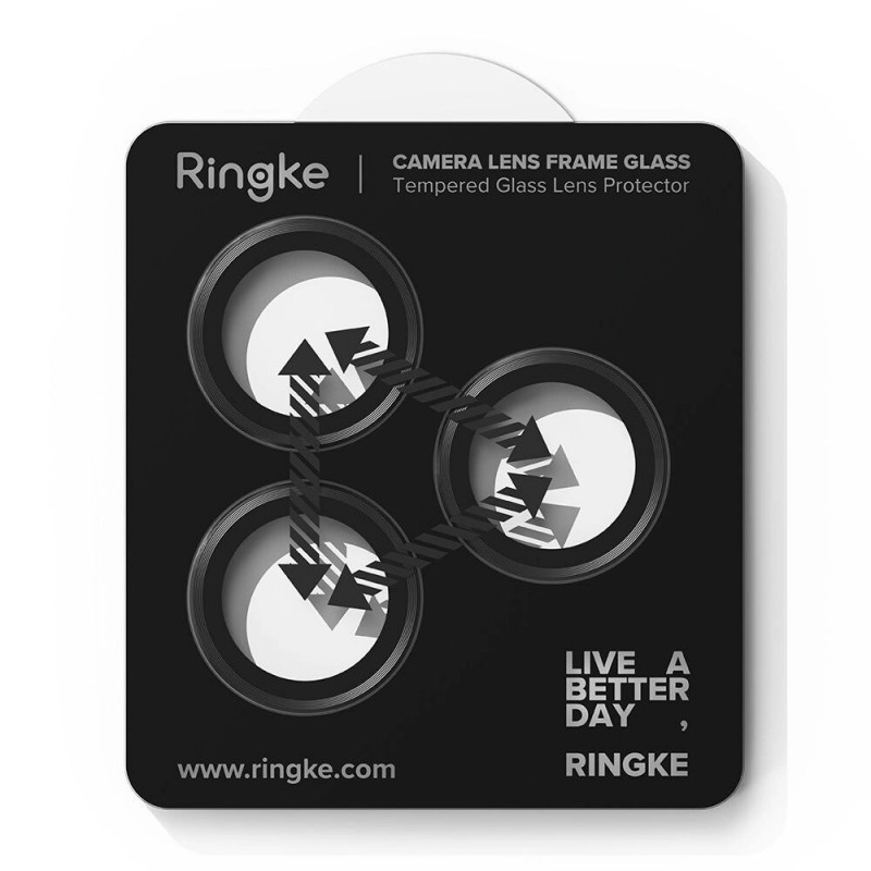 Protector de marco de cámara Ringke para Apple iPhone 17 Pro / 17 Pro Max, negro (2 uds.)