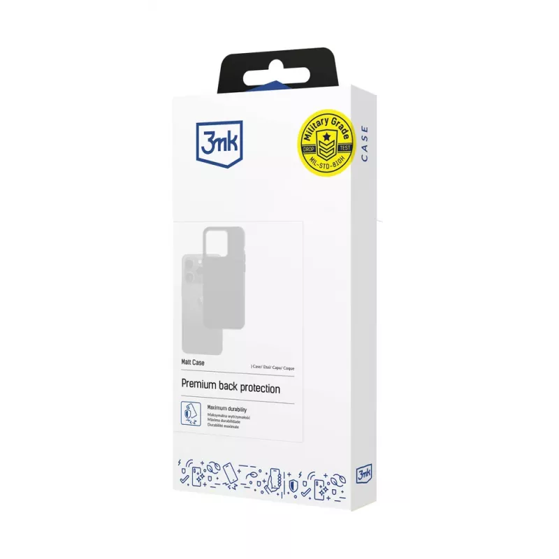 Funda 3MK Matt Case para Xiaomi 14T Pro, negra