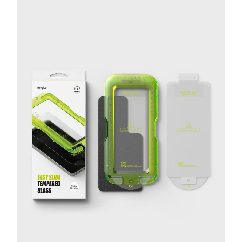 Protector de pantalla de cristal templado Ringke Easy Slide para Samsung Galaxy S26 Ultra, transparente (2 uds.)