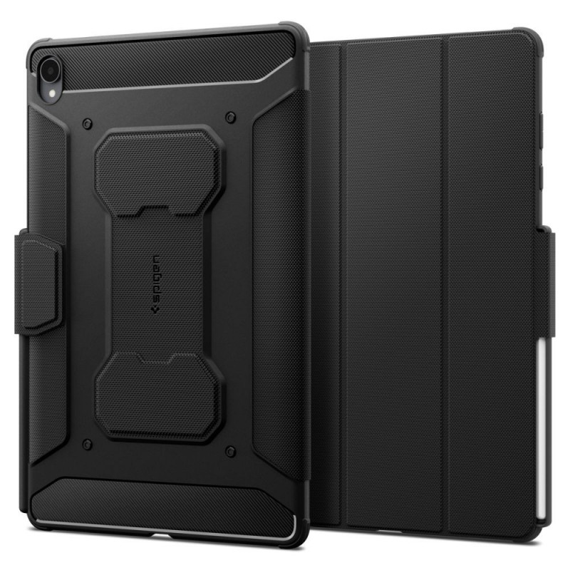 Funda para tablet Spigen Rugged Armor ACS11822 para Samsung Galaxy Tab S12+ 12.6 (X840 / X846b), negro mate