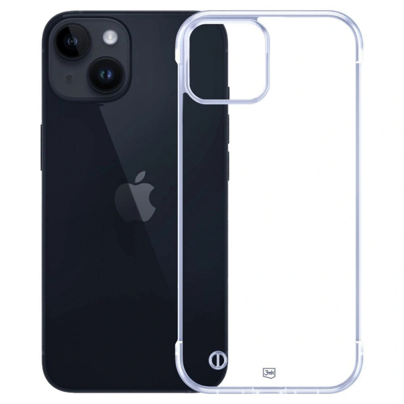 Funda para smartphone 3mk Just20g Clear Case Apple iPhone 15 Plus, transparente