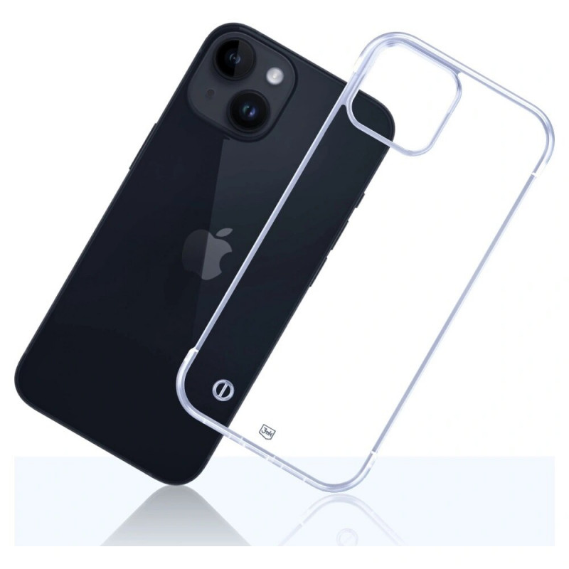 Funda para smartphone 3mk Just20g Clear Case Apple iPhone 15 Plus, transparente