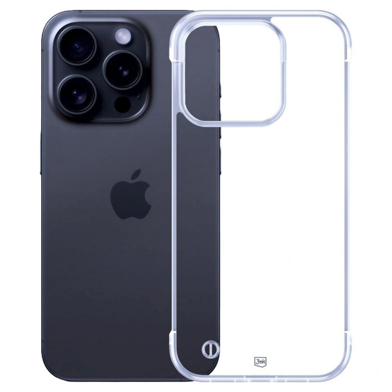 Funda para smartphone 3mk Just20g Clear Case Apple iPhone 15 Pro Max, transparente