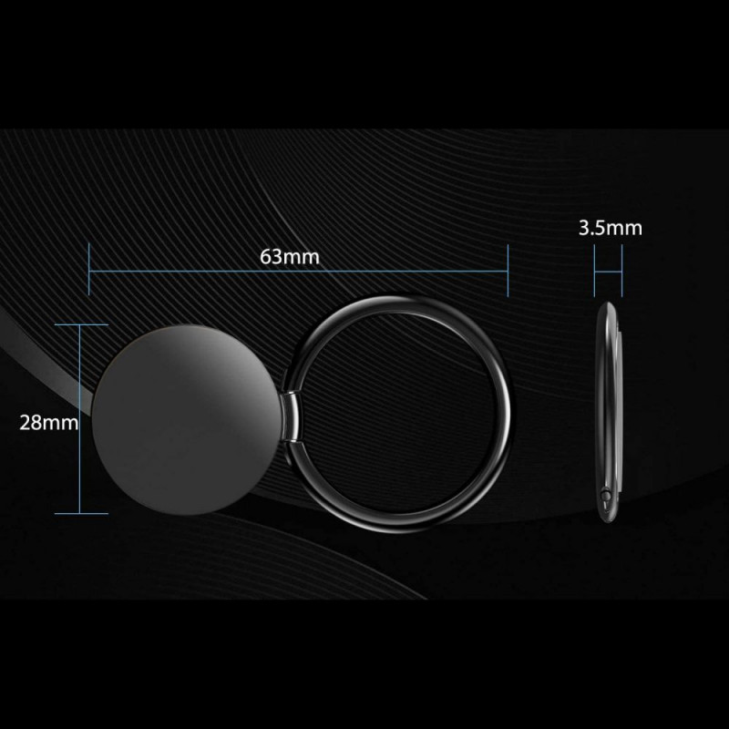 Anillo magnético para teléfono Tech-Protect, negro