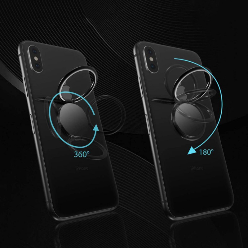 Anillo magnético para teléfono Tech-Protect, negro