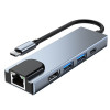 Hub USB-C 5 en 1 Tech-Protect V3, gris