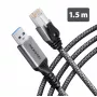 Goobay Adaptador AXAGON ADE-AM15 de USB-A a Gigabit Ethernet con cable CAT6 integrado de 1,5 m