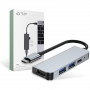 Hub USB-C 4 en 1 Tech-Protect V2, gris
