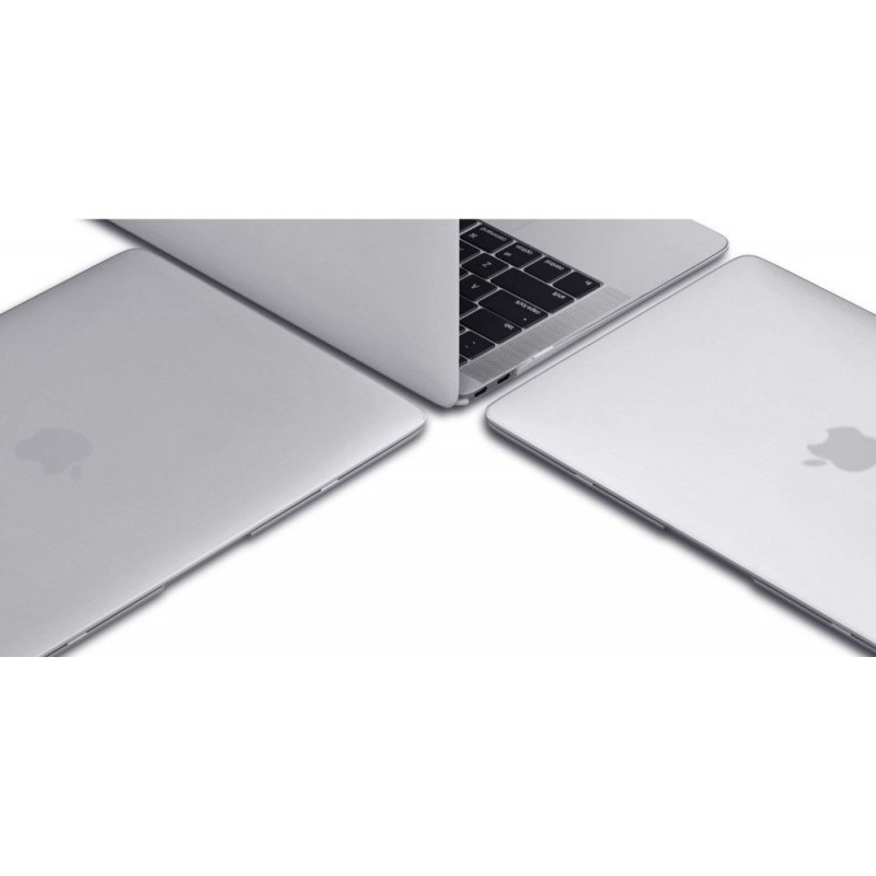 Funda Tech-Protect SmartShell para Apple MacBook Air 13 2022-2024, transparente cristal