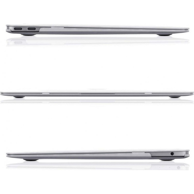 Funda Tech-Protect SmartShell para Apple MacBook Air 13 2022-2024, transparente cristal
