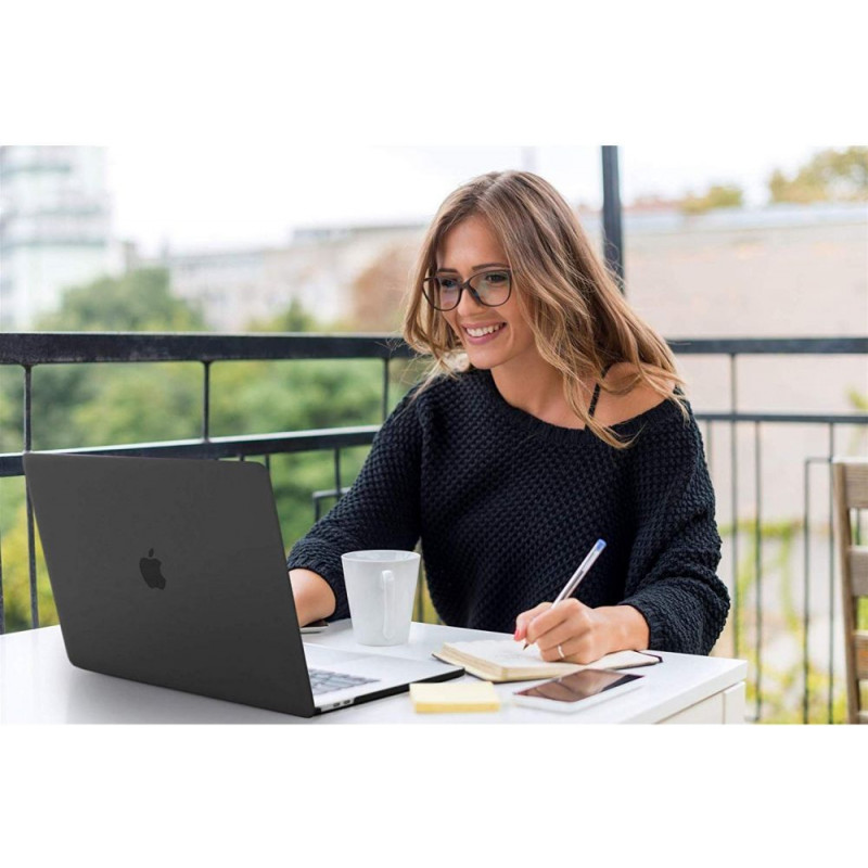 Funda Tech-Protect SmartShell para Apple MacBook Air 13 2022-2024, transparente cristal