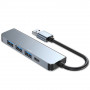 Hub USB-A 5 en 1 Tech-Protect V0-HUB, gris