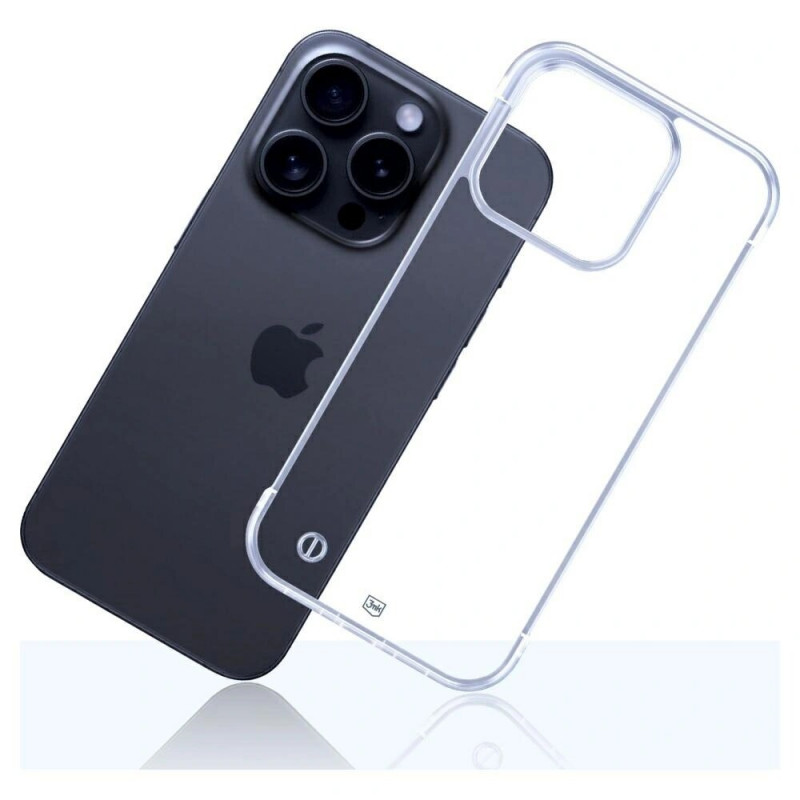 Funda para smartphone 3mk Just20g Clear Case Apple iPhone 15 Pro, transparente