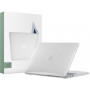 Funda Tech-Protect SmartShell para Apple MacBook Air 13 2022-2024, transparente con purpurina