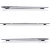 Funda Tech-Protect SmartShell para Apple MacBook Air 13 2022-2024, transparente con purpurina
