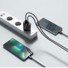 Cargador de pared Tech-Protect C30W de 2 puertos, USB-C PD 30W y USB-A QC 3.0, negro