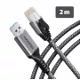 Goobay Adaptador AXAGON ADE-AM20 de USB-A a Gigabit Ethernet con cable CAT6 integrado de 2 m