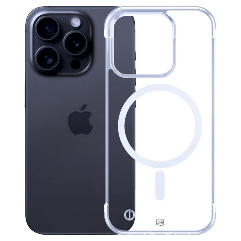 Funda para smartphone 3mk Just20g MagCase Apple iPhone 14 Pro, transparente