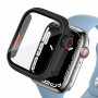 Funda Tech-Protect Defense360 para Apple Watch 4/5/6/7/8/9/SE 44/45 mm, negra/naranja
