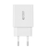 Cargador de pared Tech-Protect NC30W de 2 puertos PD 30W QC 3.0, blanco