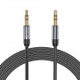 Cable Tech-Protect UltraBoost de minijack de 3,5 mm a minijack de 3,5 mm, 1,5 m, negro