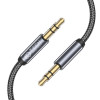 Cable Tech-Protect UltraBoost de minijack de 3,5 mm a minijack de 3,5 mm, 1,5 m, negro