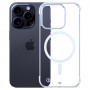 Funda para smartphone 3mk Just20g MagCase Apple iPhone 15 Pro, transparente
