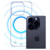 Funda para smartphone 3mk Just20g MagCase Apple iPhone 15 Pro, transparente