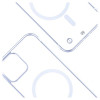 Funda para smartphone 3mk Just20g MagCase Apple iPhone 15 Plus, transparente