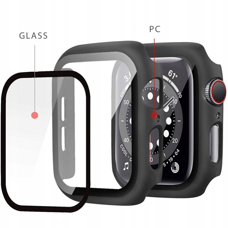 Funda Tech-Protect Defense360 para Apple Watch Ultra 1 / 2 / 3 49 mm, transparente