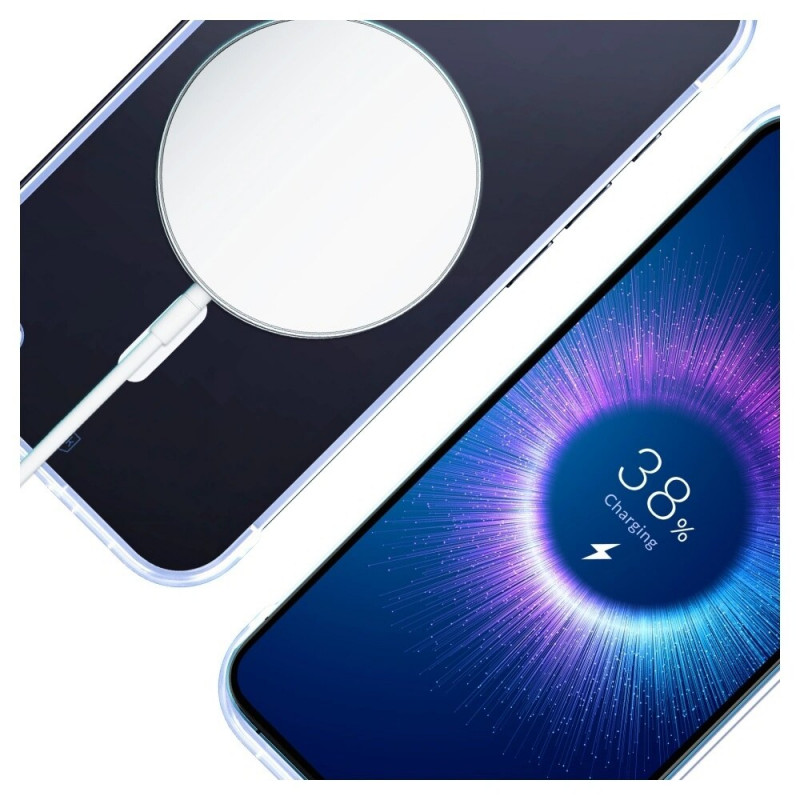 Funda para smartphone 3mk Just20g MagCase Apple iPhone 16 Plus, transparente