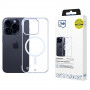 Funda para smartphone 3mk Just20g MagCase Apple iPhone 16 Pro Max, transparente