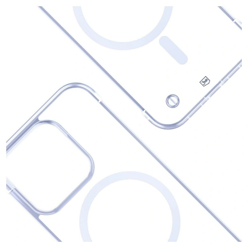 Funda para smartphone 3mk Just20g MagCase Apple iPhone 16 Pro Max, transparente